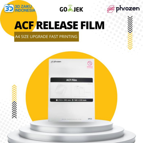 Original Phrozen ACF Release Film A4 Size Upgrade Fast Printing - Isi 3 Pcs Original Phrozen ACF Release Film A4 Size Upgrade Fast Printing - Isi 3 Pcs