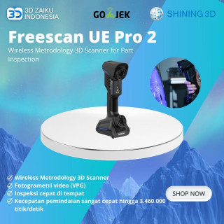 Shining 3D Freescan UE Pro 2 Wireless Metrodology 3D Scanner for Part Inspection