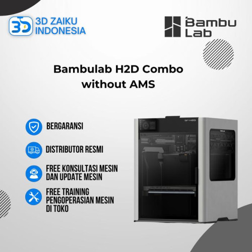 Bambulab H2D Combo Dual Nozzle AMS Multi Color Auto Calibration with Closed Loop Motor and Heated Chamber - H2D without AMS Bambulab H2D Combo Dual Nozzle AMS Multi Color Auto Calibration with Closed Loop Motor and Heated Chamber - H2D without AMS