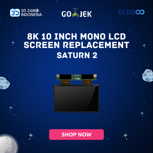 Original ELEGOO Saturn 2 8K 10 Inch Mono LCD Screen Replacement