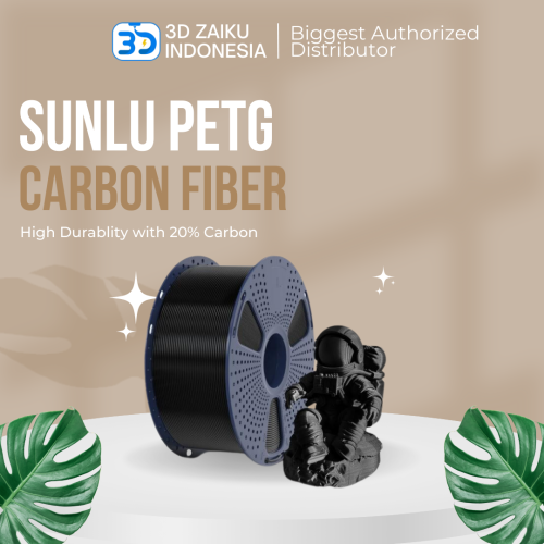 SUNLU 3D Printer Filament PETG Carbon Fiber High Durablity with 20% Carbon