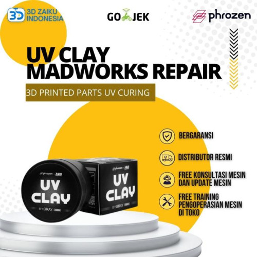 Original Phrozen UV Clay Madworks Repair 3D Printed Parts UV Curing Original Phrozen UV Clay Madworks Repair 3D Printed Parts UV Curing