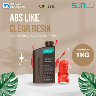 SUNLU ABS Like Clear Resin 1 KG 405 nm UV Light Curing LCD DLP 3D Printer