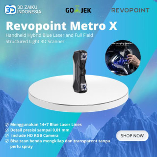 Revopoint Metro X Handheld Hybrid Blue Laser and Full Field Structured Light 3D Scanner - Advanced