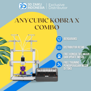 NEW Anycubic Kobra X Combo Multi Color 3D Printer Automatic Bed Leveling FDM 3D Printer Faster Print Less Filament Waste