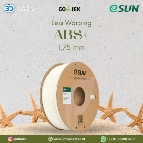 eSUN 3D Print Filament Optimized ABS+ Filament 1.75 mm Less Warping