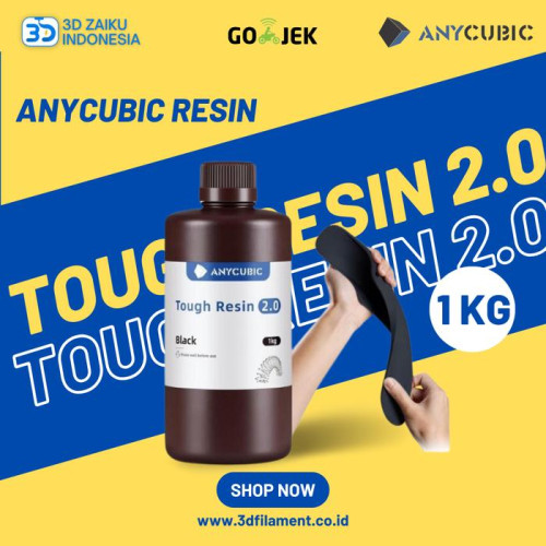 Anycubic Flexible Tough Resin 2.0 High Rigid Resin 3D Printer 1 KG  Anycubic Flexible Tough Resin 2.0 High Rigid Resin 3D Printer 1 KG