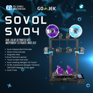 Sovol SV04 Dual Color 3D Printer IDEX Independent Extruder Large Size