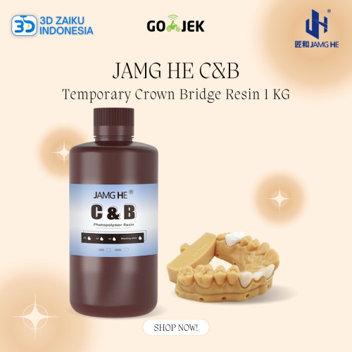 Jamg He C&B Temporary Crown Bridge Resin 1 KG FDA Certification - A3 Jamg He C&B Temporary Crown Bridge Resin 1 KG FDA Certification - A3