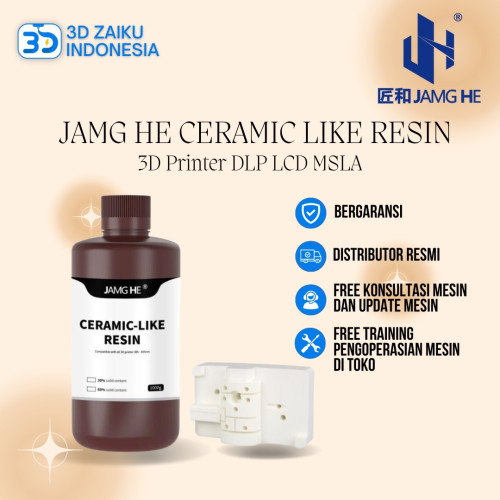 Jamg He Ceramic Like Resin High Temperature Resistance Until 200 Degree for 3D Printer DLP LCD MSLA - CR-30