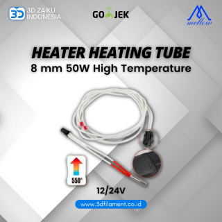 Mellow 3D Printer Heater Heating Tube 18 mm 50W High Temperature - 24V