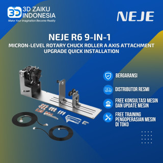 Original NEJE R6 9-in-1 Micron-Level Rotary Chuck Roller A Axis Attachment Upgrade Quick Installation
