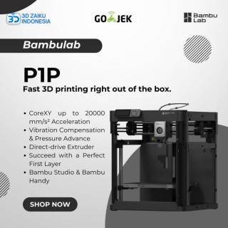 Bambulab P1P CoreXY 3D Printer High Speed Autolevel Magnetic Bed