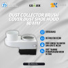 ZKLabs Dust Collector Brush Cover Dust Shoe Hood 80 mm for CNC Router