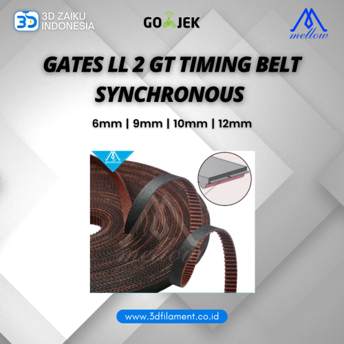 Original Mellow Gates LL 2 GT Timing Belt Synchronous 3D Printer - 12 mm