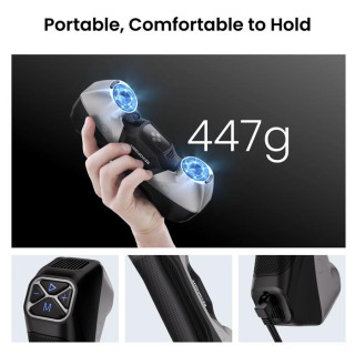 Revopoint Metro Y Handheld Wireless Blue Laser 3D Scanner High Detail Three Mode 34 Laser Lines