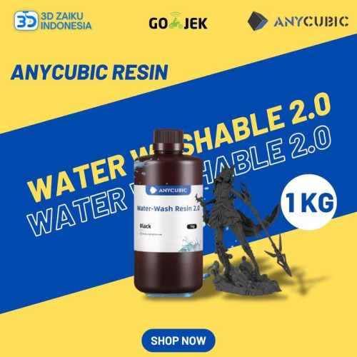 NEW Anycubic Resin Water Washable 2.0 Resin 3D Printer 1 KG