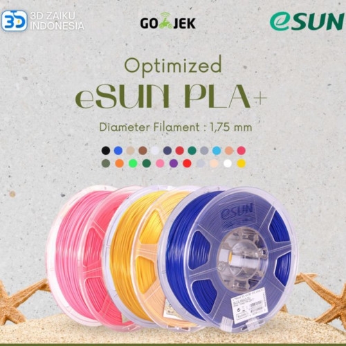 eSUN 3D Filament Terbaru Optimized PLA+ Filament 1.75 mm eSUN 3D Filament Terbaru Optimized PLA+ Filament 1.75 mm