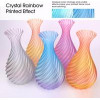 eSUN PLA Clear Rainbow 3D Filament Multicolor Translucent High Detail Low Tolerance eSUN PLA Clear Rainbow 3D Filament Multicolor Translucent High Detail Low Tolerance
