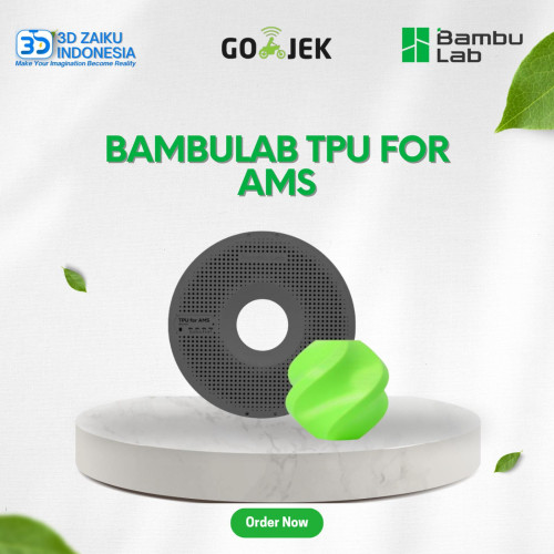 Bambulab TPU for AMS Flexible 3D Printer Filament Less Stringing Klipper High Speed with RFID 