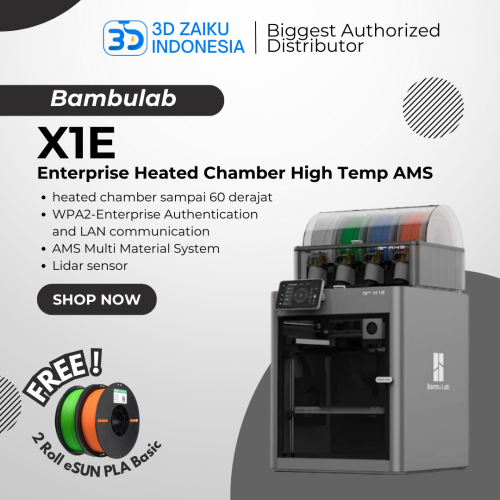 Bambulab 3D Printer X1E Enterprise Heated Chamber High Temp AMS