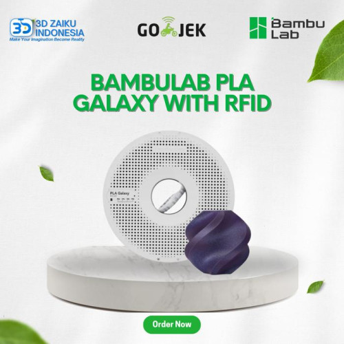 Bambulab PLA Galaxy 3D Printer Filament 1 KG Glossy Finish with RFID