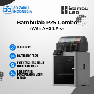 Bambulab P2S Combo AMS 2 PRO Dynasense Extruder CoreXY Full 3D Printer High Speed with Active Airflow - P2S Combo with AMS 2 Pro