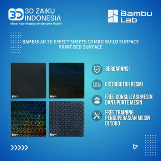 Original Bambulab 3D Effect Sheets Combo Build Surface Print Bed Surface