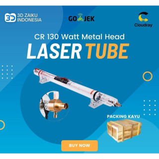 CloudRay CO2 Laser Tube Tabung Laser CR 130 Watt 130W Metal Head