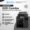 Bambulab X2D Combo AMS 2 PRO Budget Dual Extruder 3D Printer High Speed with Closed Loop Servo Motor