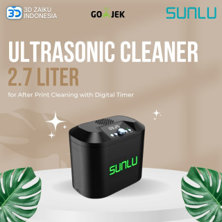 SUNLU Ultrasonic Cleaner 2.7 Liter for 3D Printer After Print Cleaning with Digital Timer