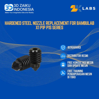 ZKLabs Hardened Steel Nozzle Replacement for Bambulab X1 P1P P1S Series