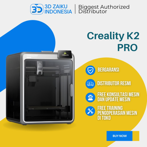 Creality K2 PRO Combo CFS 3D Printer Multi Material Dual Ai Cameras Heated Chamber Big Print Size - K2 Pro Tanpa CFS