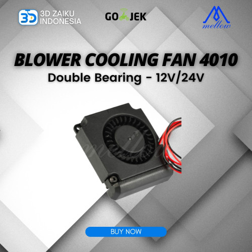 Original Mellow 3D Printer Blower Cooling Fan 4010 Double Bearing - 24V