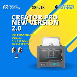3D Printer Flashforge Creator Pro NEW Version 2.0 Dual Extruder IDEX