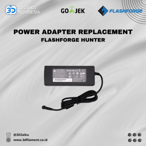 Original Flashforge Hunter Power Adapter Replacement Original Flashforge Hunter Power Adapter Replacement