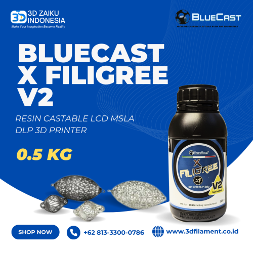 Original BlueCast X Filigree V2 Resin Castable LCD MSLA DLP 3D Printer