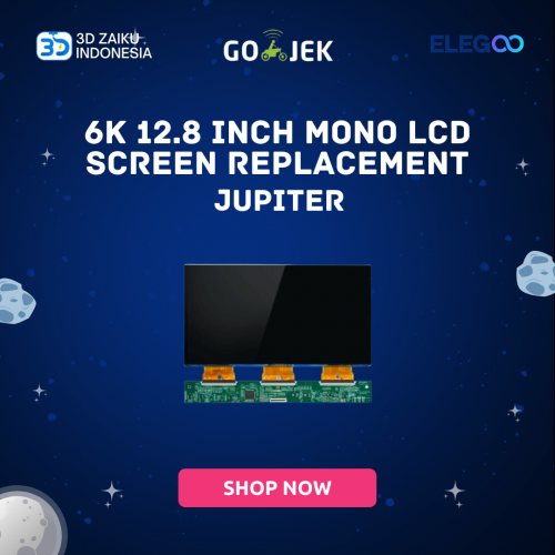 Original ELEGOO Jupiter 6K 12.8 Inch Mono LCD Screen Replacement