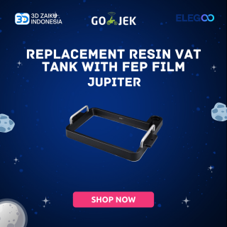 Original ELEGOO Jupiter Replacement Resin VAT Tank with FEP Film